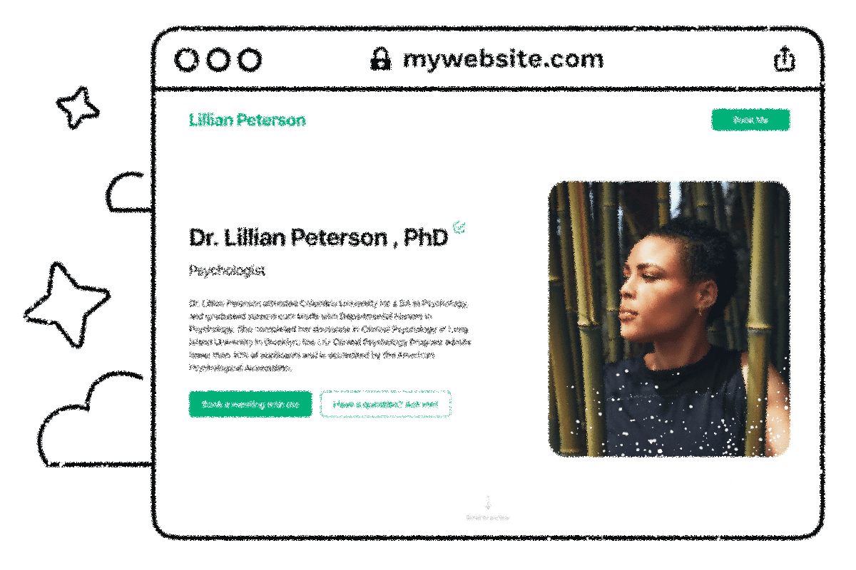 Personal PRO website for health experts